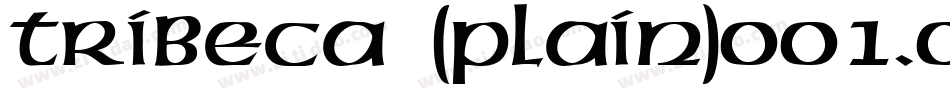 Tribeca (Plain)001.001字体转换